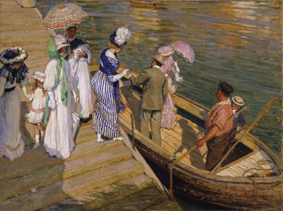 The Ferry by E Phillips Fox